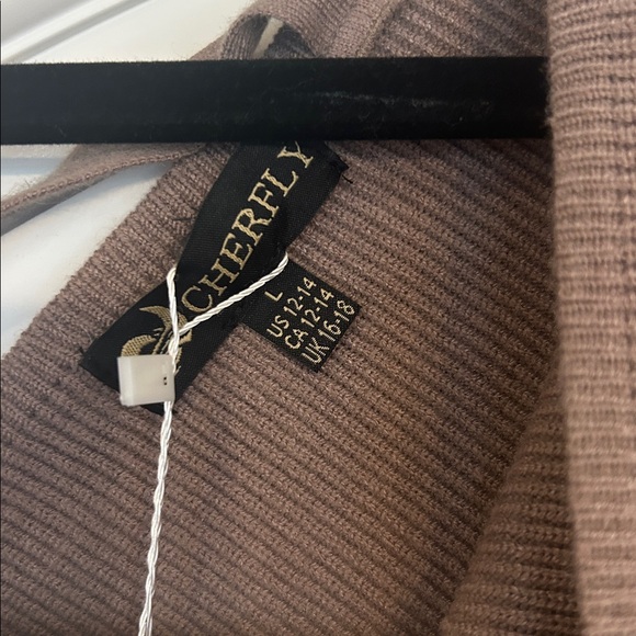 Cappuccino Wrap Sweater Dress - Picture 5 of 7